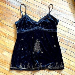 New Miss Me velvet tank top.